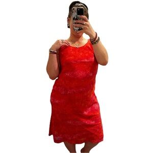 Studio I Sleeveless Pink Midi Dress - Size 8R